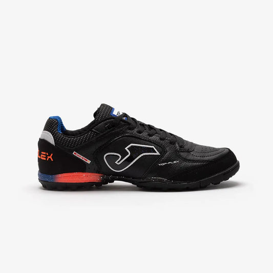 Chuteira de Society Joma Top Flex Masculina Preto Azul Laranja