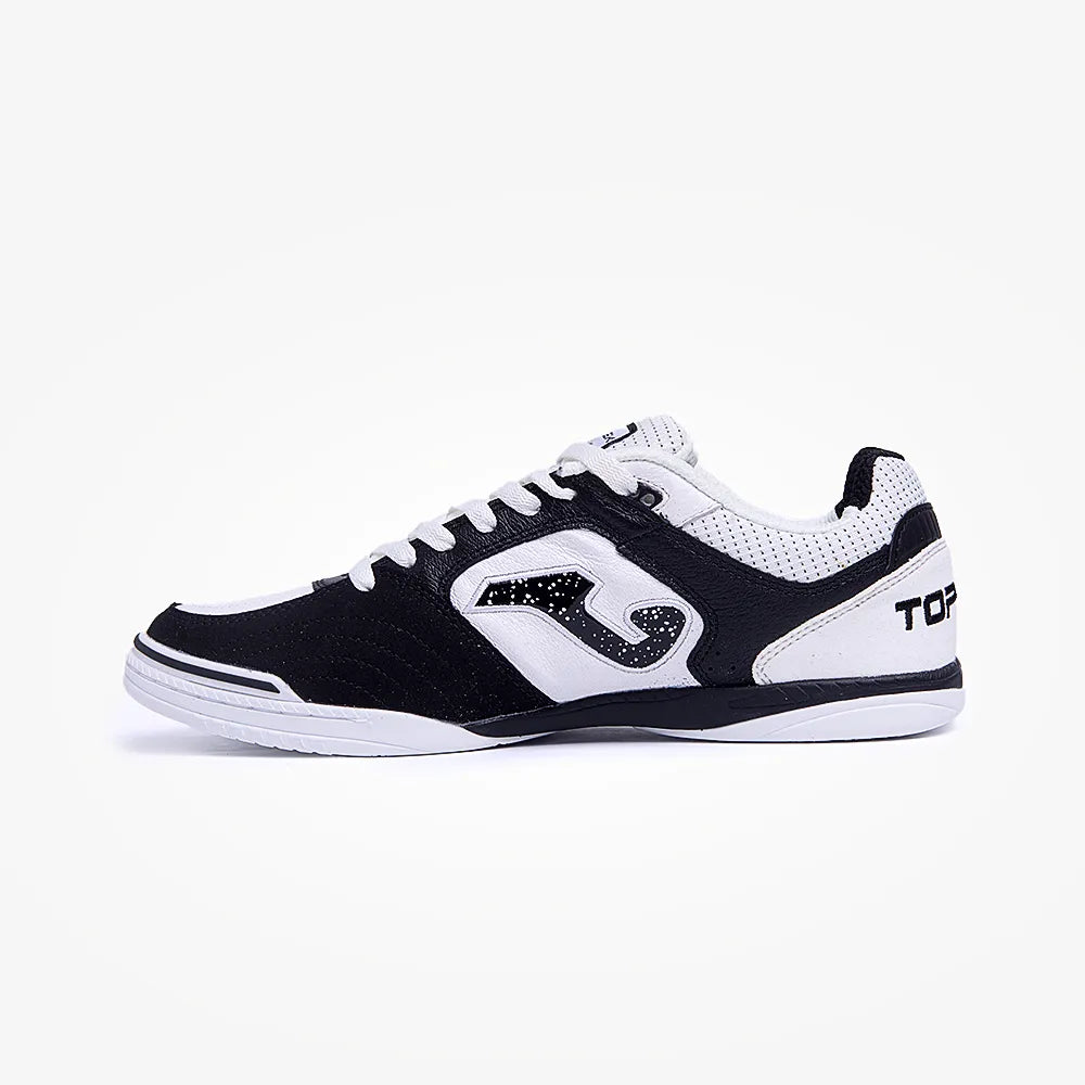 Chuteira de Futsal Joma Top Flex Masculina Branco e Preto