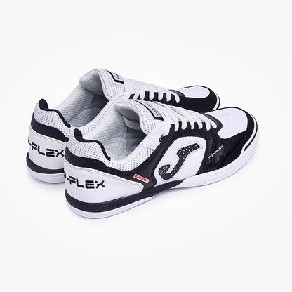 Chuteira de Futsal Joma Top Flex Masculina Branco e Preto
