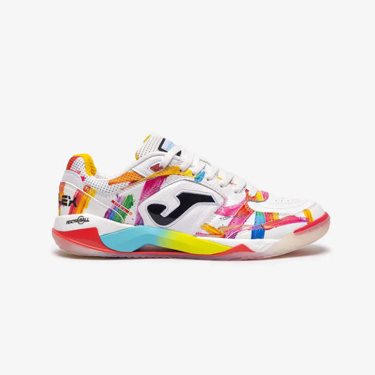 Chuteira de Futsal Joma Top Flex Plus Graffiti Masculina Branco