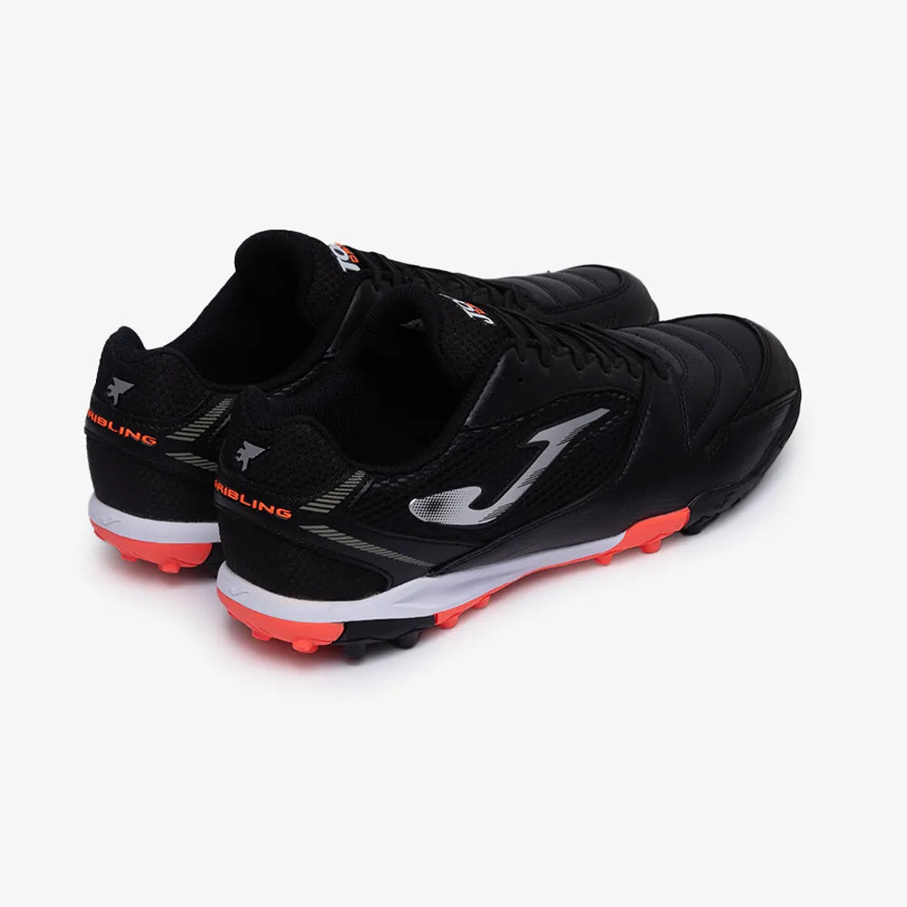 Chuteira de Society Joma Dribling Masculina Preto Vermelho Branco