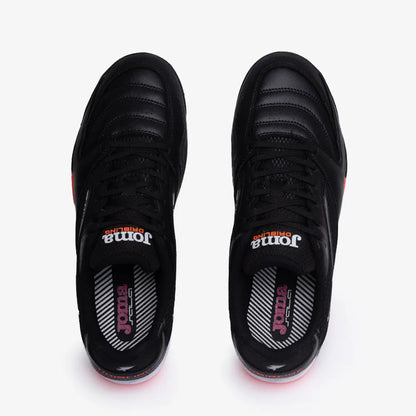 Chuteira de Society Joma Dribling Masculina Preto Vermelho Branco